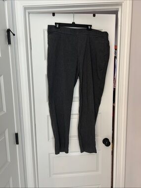 Dark Charcoal Textured Dress Pants